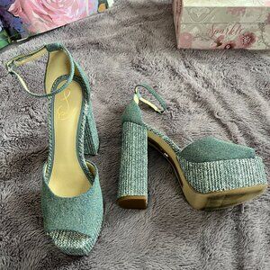 Sam Edelman Kori platform sandal DENIM